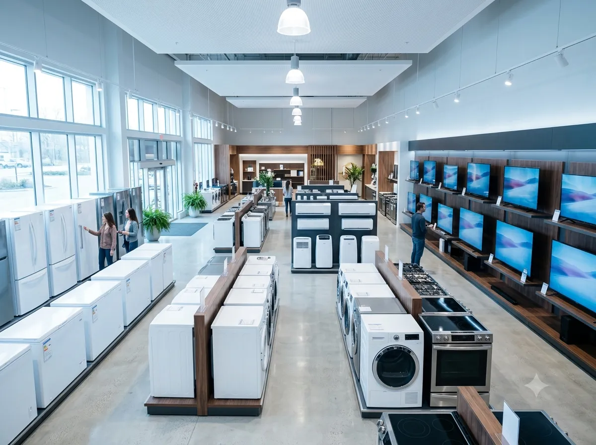 Showroom dan produk elektronik rumah tangga Sentral Electronic